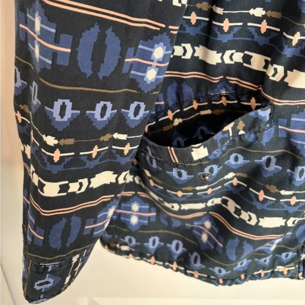 ES Aztec Pattern Kids Hooded Jacket